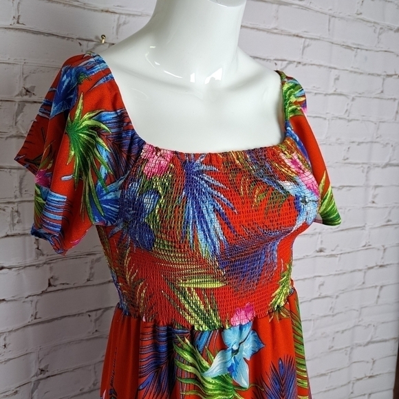 Design Lab Tropical Print Maxi dress‎ - Picture 2 of 11